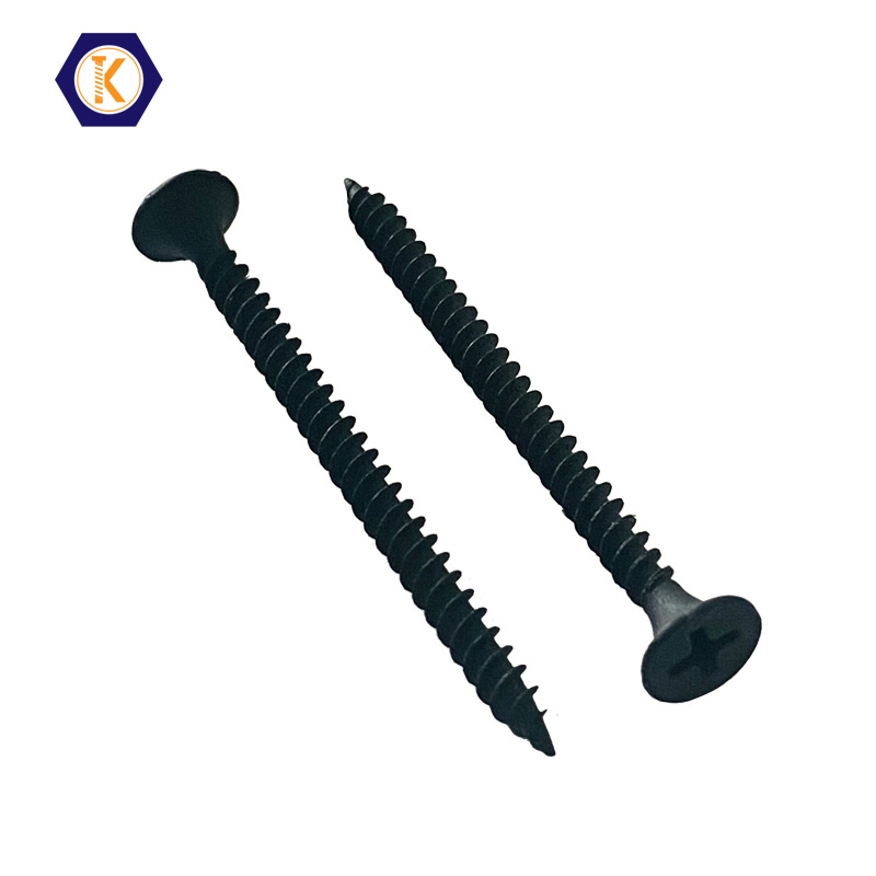 Black Drywall Screw Fine Thread Black Plated