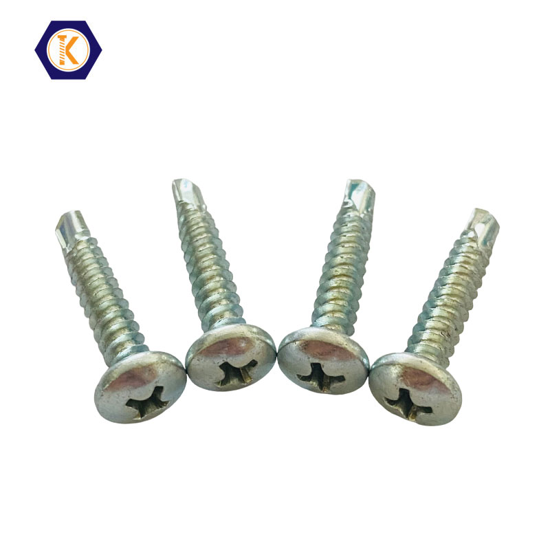 Flat Philip Head Self Drilling Screw Zinc Plated