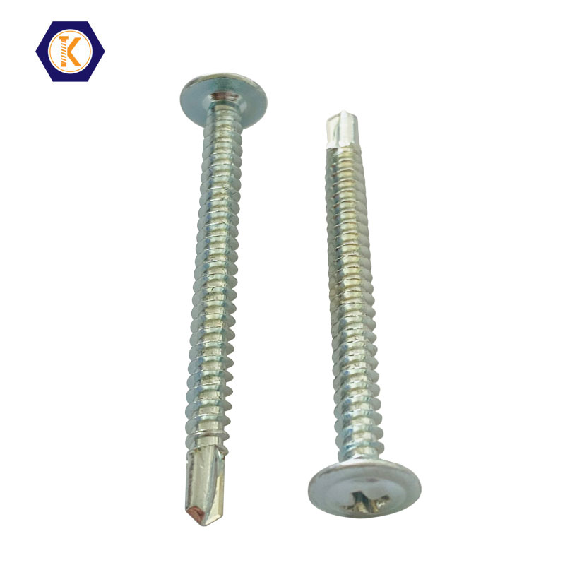 Wafer Philip Head Self Drilling Screw Zinc Plated